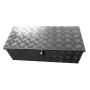 [US Warehouse] Car Flower Texture Aluminum Plate Toolbox with Lock, Size: 74x32.5x22cm